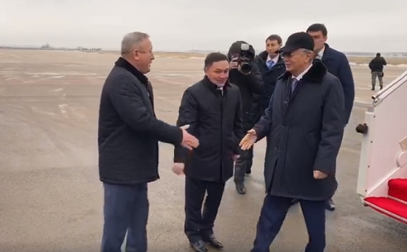 Президент жұмыс сапарымен Көкшетауға барды