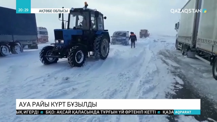 Елімізде ауа райы күрт бұзылды