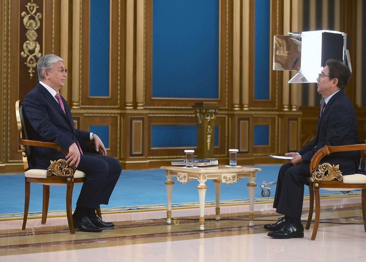 Мемлекет басшысы Қытайдың CCTV телеарнасына сұхбат берді