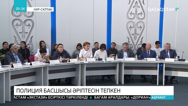 Қарамағындағы қызметкерді тепкен Арқалық қаласы полиция департаментінің басшына қатысты жайт тексерілуде
