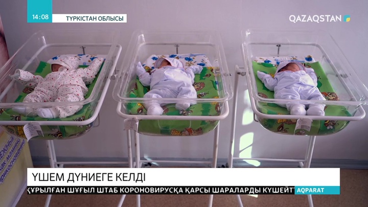 Түркістан облысында үшем дүниеге келді