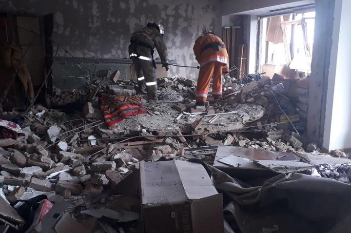 Қаскелеңде көпқабатты тұрғын үйде жарылыс болды