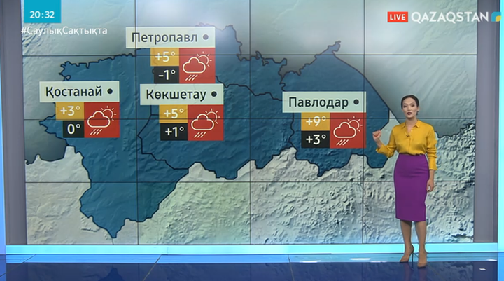 22 қазан, бейсенбіге арналған ауа райы болжамы