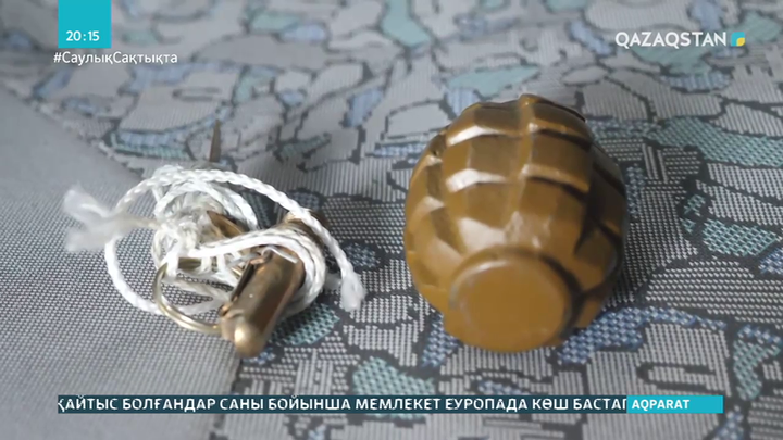 Петропавлда емхана қызметкерлерін гранатамен қорқытқан азамат ұсталды