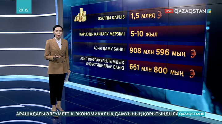 Қазақстан коронавируспен күреске 1,5 млрд еуро қарыз алады