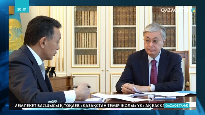 Президент «Қазақстан темір жолы» ҰК» АҚ басқарма төрағасы С.Мыңбаевты қабылдады