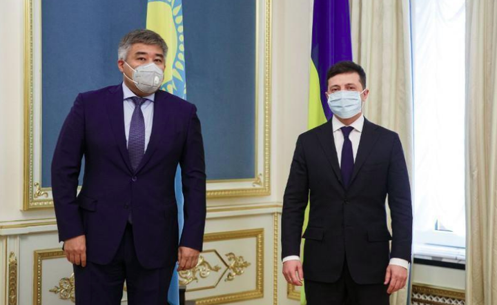 Владимир Зеленский Қазақстанға алғыс білдірді
