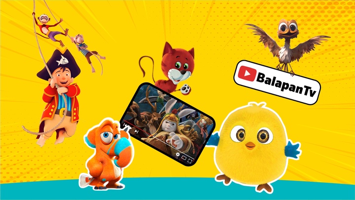 Бүгіннен бастап бүлдіршіндер «Balapan»-ның YouTube каналынан шетелдік мультсериалдарды қазақ тілінде көре алады