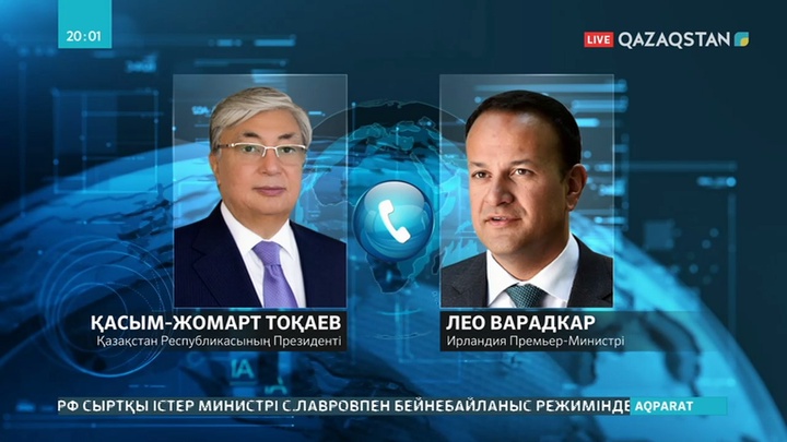 Президент Ирландия Премьер-Министрімен телефон арқылы сөйлесті