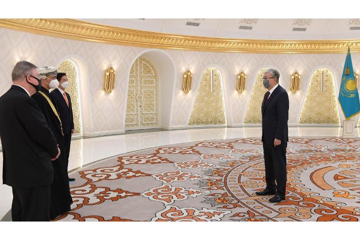 ҚР Президенті бірқатар мемлекеттің елшілерінен сенім грамоталарын қабылдады