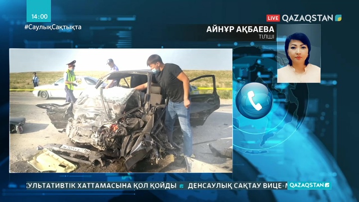 Түркістан облысында ірі жол апатынан 6 адам көз жұмды