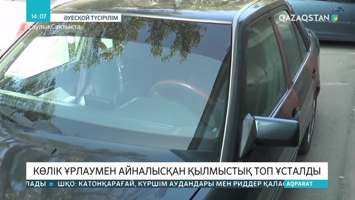 Алматыда көлік ұрлаумен айналысқан қылмыстық топ ұсталды