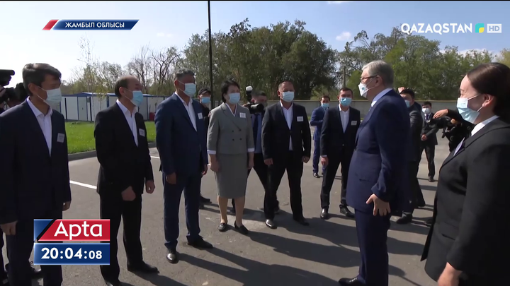 Осы аптада Мемлекет басшысы Жамбыл облысындағы «QazVac» вакцинасын шығаратын институтқа барды