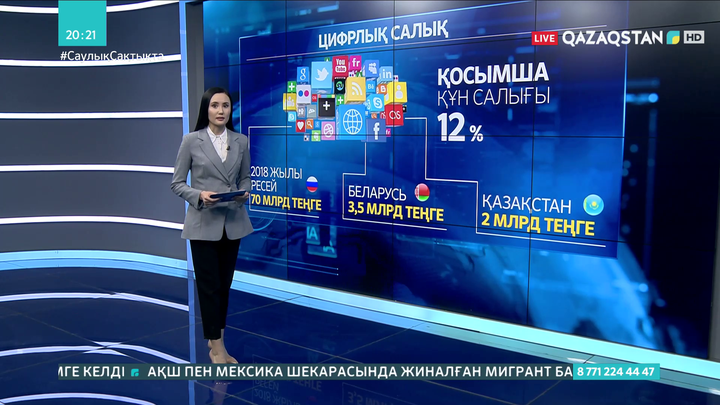 Келер жылы Қазақстанда «Google салығы» енгізіледі