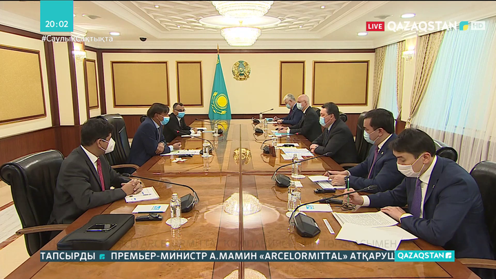 Асқар Мамин «Arcelor Mittal»  компаниясының төрағасымен кездесті