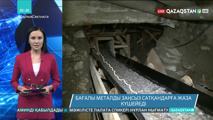 Бағалы металды заңсыз сатқандарға жаза күшейеді