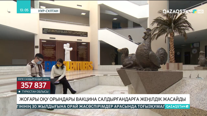 Университеттер вакцина салдырған студенттерге жеңілдік жасайды