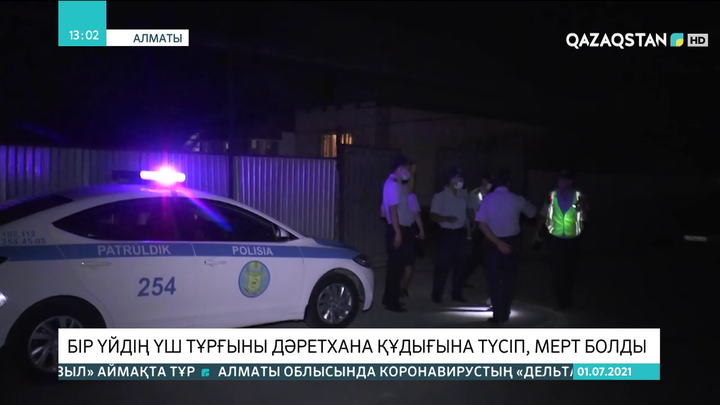 Алматыда бір үйдің үш адамы дәретхана шұңқырына түсіп мерт болды