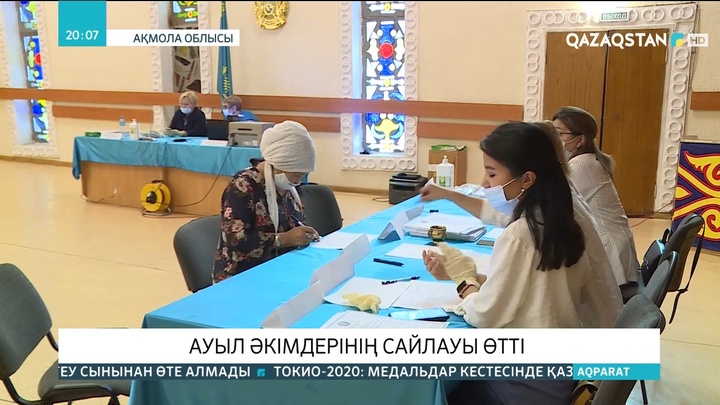 Ақмола облысында 100 мыңнан астам дауыс беруші өз таңдауын жасады
