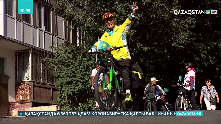 Елордада Ыбырай Алтынсариннің 180 жылдығына орай велошеру басталды