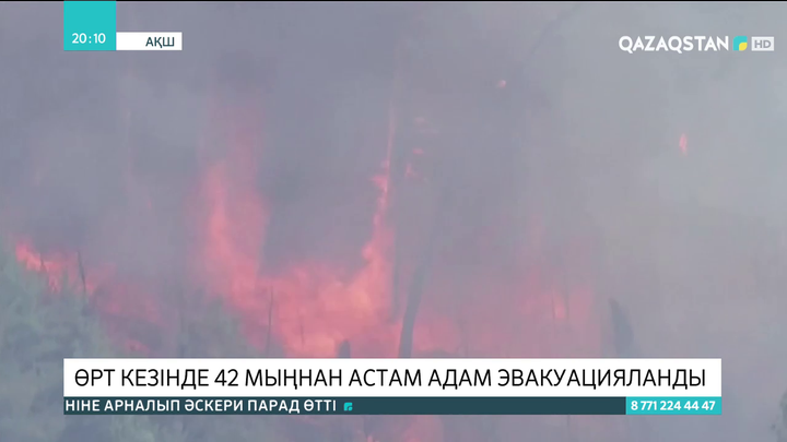 Калифорния штатының солтүстігінде өрт кезінде 42 мыңнан астам адам эвакуацияланды