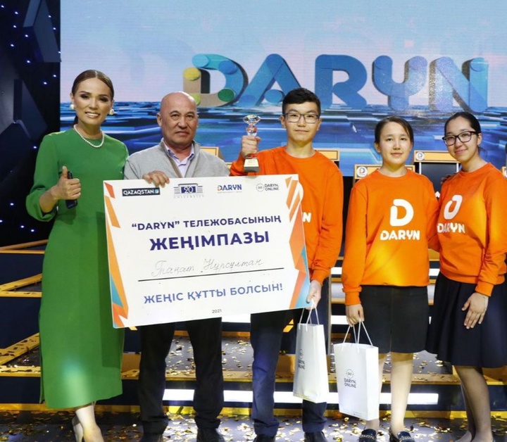 «DARYN» тележобасының жеңімпазы ҚБТУ-дың білім грантын иеленді