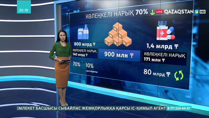 Тауарды міндетті таңбалау көлеңкелі нарықты 70%-ға азайтады