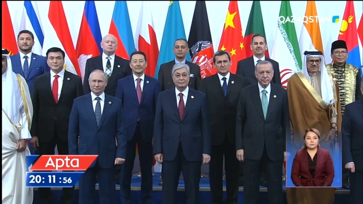 Осы аптада Астанаға 11 мемлекеттің басшылары мен 50-ге жуық делегат келді