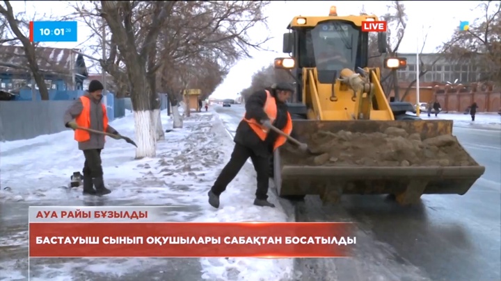 Қостанай облысының Наурызым ауданында бастауыш сыныптар сабақтан босатылды