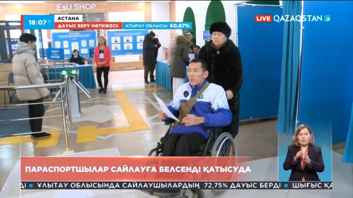 Еліміздің барлық аймақтарында спортшылар саяси науқанға белсенді атсалысуда