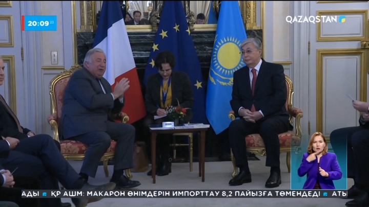 Президент Франция сенатының төрағасымен кездесті