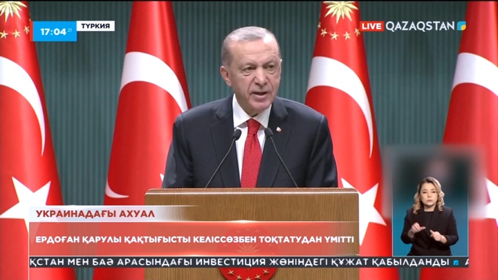 Ердоған қарулы қақтығысты келіссөзбен тоқтатудан үмітті