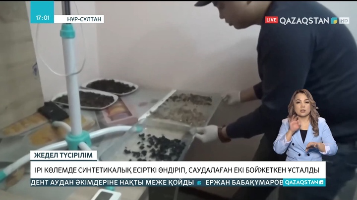 Елордада ірі көлемде синтетикалық есірткі өндіріп, саудалаған екі бойжеткен ұсталды