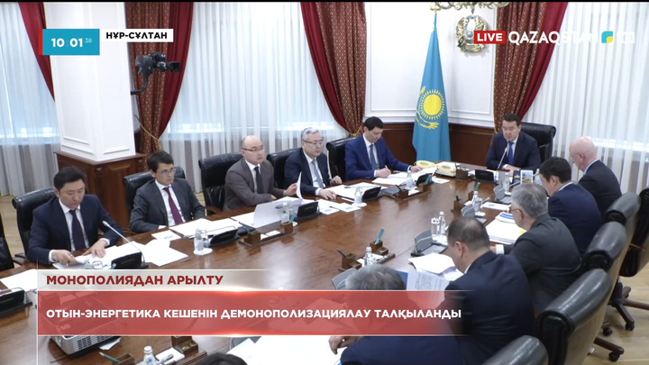 Үкіметте отын-энергетика кешенін демонополизациялау талқыланды