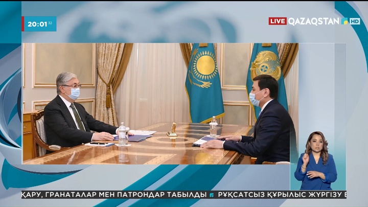 Мемлекет басшысы «Хабар» Агенттігі» акционерлік қоғамы басқарма төрағасы Берік Уәлиді қабылдады