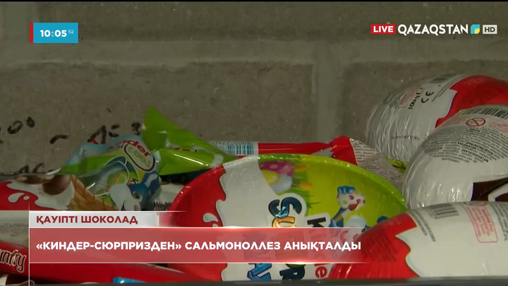 Бельгияда «киндер-сюрпризден» сальмонеллез анықталды
