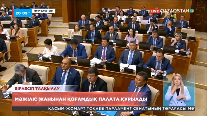 Мәжіліс жанынан Қоғамдық палата құрылды