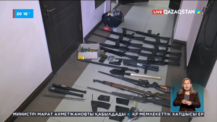 Ұлттық қауіпсіздік комитеті: 61 қару, 13 граната және 1170 оқ-дәрі тәркіленді