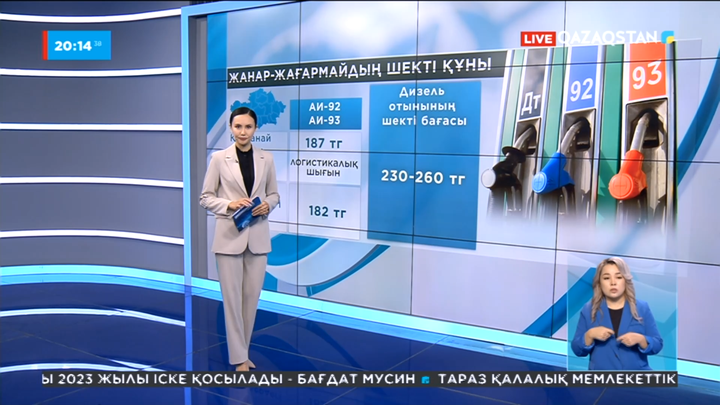 Энергетика министрлігі нарықтағы жанар-жағармайдың шекті құнын бекітті