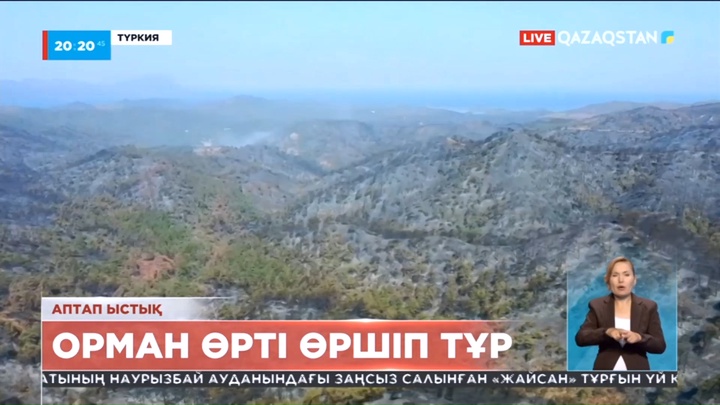 Түркияда орман өрті өршіп тұр