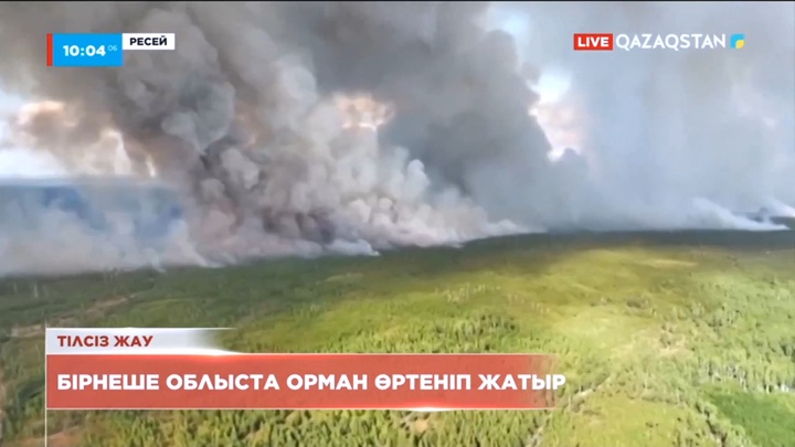 Ресейдің бірнеше өңірінде орман өртеніп жатыр