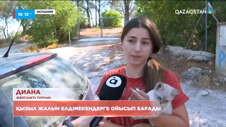 Испанияда орман өрті өршіп барады