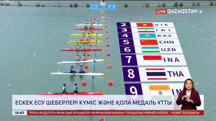 Азия ойындары: Ескек есу шеберлері күміс және қола медаль ұтты