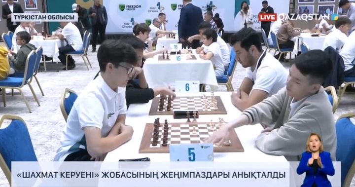 Түркістанда «Шахмат керуені» жобасының финалы өтті