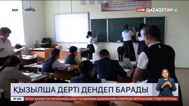 Батыс Қазақстан облысында қызылша дерті дендеп, эпидемиологиялық жағдай күрт нашарлады