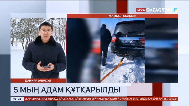 Жамбыл облысында ауа райының қолайсыздығынан пойыздар тоқтап қалды