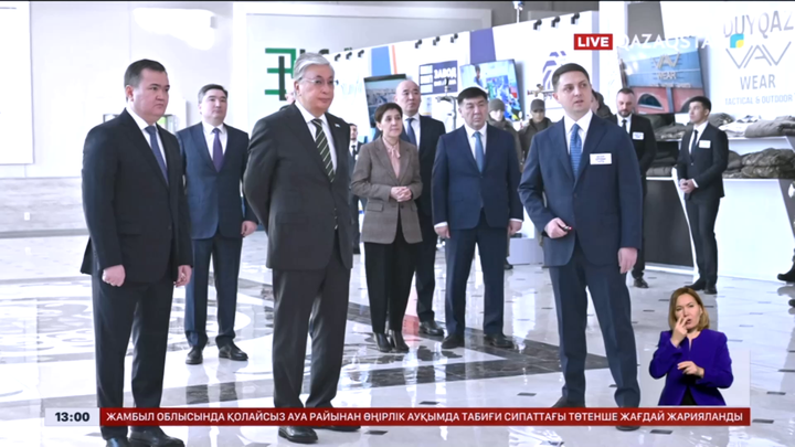 Президент индустриялық парк жұмысымен танысты