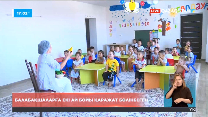 Түркістан облысында балабақшаларға екі ай бойы қаражат бөлінбей қалған