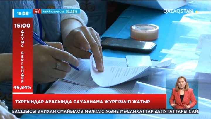 Тұрғындар арасында сауалнама жүргізіліп жатыр