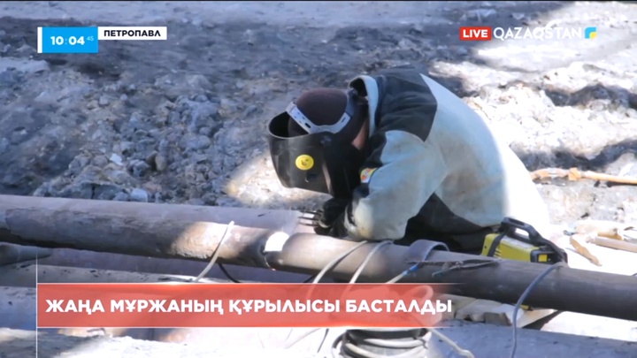 Петропавлда жаңа мұржаның құрылысы басталды